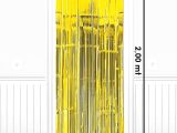 Arka Fon Perde Metalize Gold