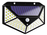 Solar Hareket Sensörlü Duvar Lambası 100 Led 