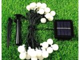 Solar 5m 28 Led Top Gün Işığı Siyah Kablolu