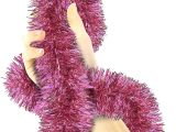 Simli Parti Süsü 2 Metre Pembe