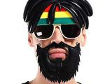 Rasta Peruklu Bob Marley Parti Gözlüğü