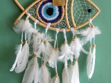 Rüya Kapanı Dream Catcher Balık Tasarımı