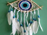 Rüya Kapanı Dream Catcher Göz Tasarımı Model 1 