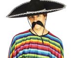Sombrero Meksika Şapkası Gümüş Şeritli Yetişkin Boy 