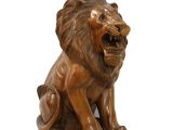 Ahşap Aslan Figürü 50 cm 