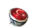 Türk Bayraklı El Aynası 