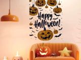 Halloween Temalı Balkabaklı Duvar Sticker Seti